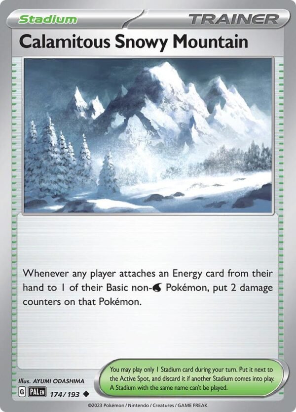 Calamitous Snowy Mountain 174/193 Normal SV02: Paldea Evolved