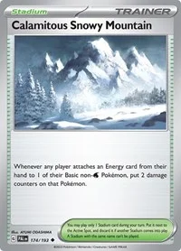 Calamitous Snowy Mountain | 174/193 | Reverse Holofoil | SV02: Paldea Evolved