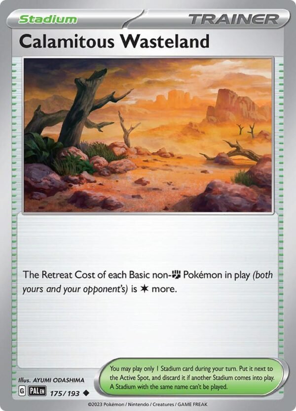 Calamitous Wasteland 175/193 Reverse Holofoil SV02: Paldea Evolved