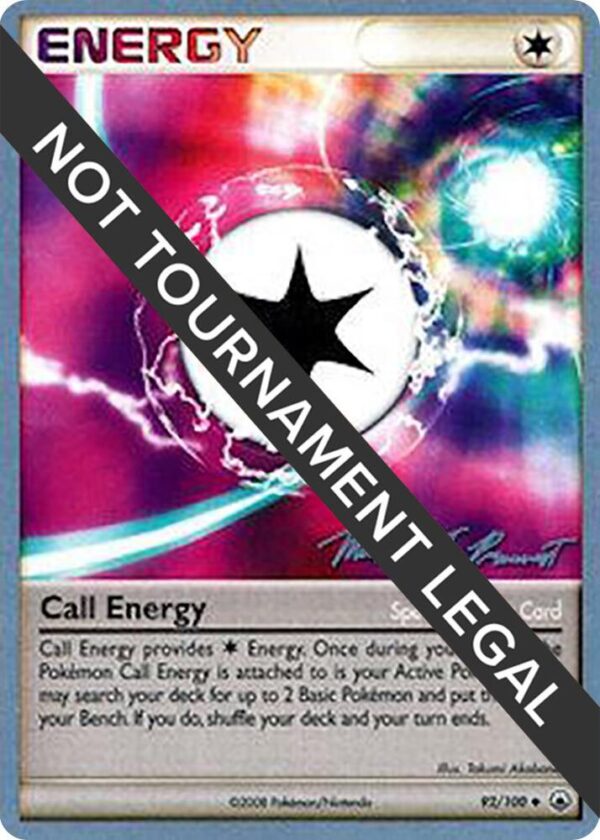 Call Energy 2010 (Michael Pramawat) 92/100 Normal World Championship Decks