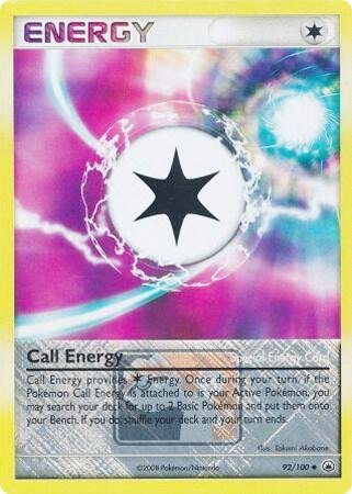Call Energy 92/100 (League Promo) 092/100 Reverse Holofoil League & Championship Cards