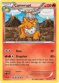 Camerupt | 13/122 | Reverse Holofoil | XY - BREAKpoint