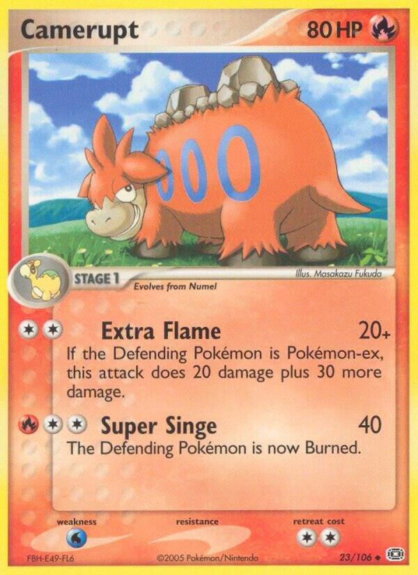 Camerupt 23/106 Reverse Holofoil Emerald Camerupt 23/106 Reverse Holofoil Emerald