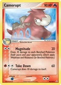 Camerupt | 36/110 | Reverse Holofoil | Holon Phantoms