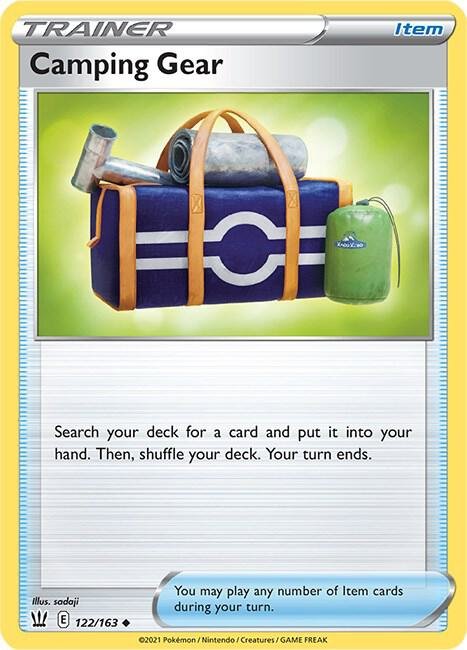Camping Gear 122/163 Normal SWSH05: Battle Styles