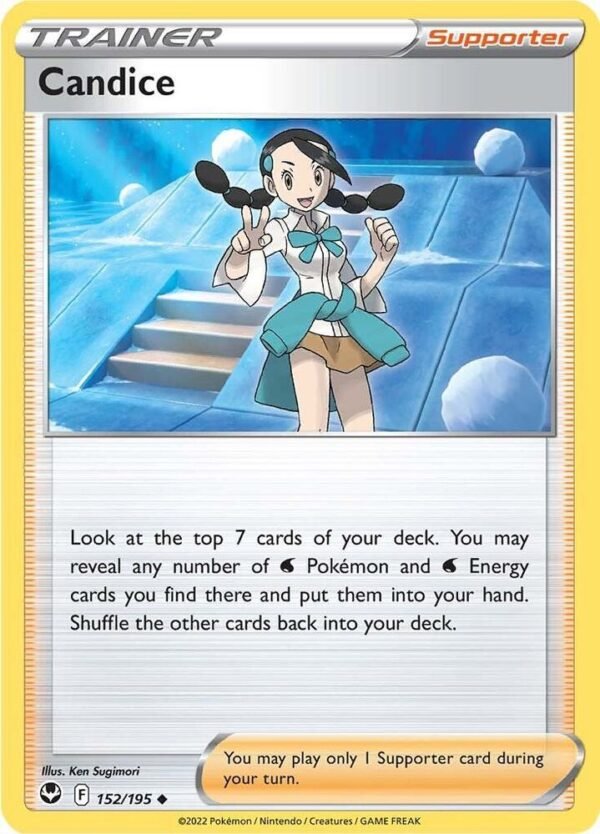 Candice 152/195 Reverse Holofoil SWSH12: Silver Tempest Candice 152/195 Reverse Holofoil SWSH12: Silver Tempest