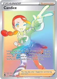 Candice (Secret) | 204/195 | Holofoil | SWSH12: Silver Tempest