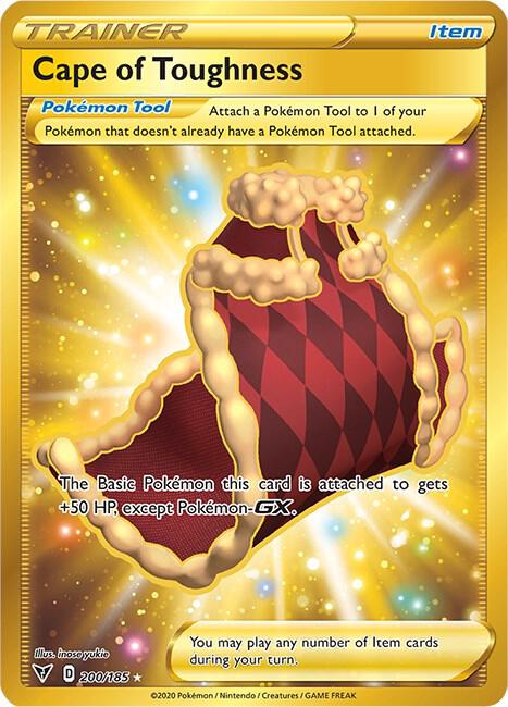 Cape of Toughness (Secret) 200/185 Holofoil SWSH04: Vivid Voltage Cape of Toughness (Secret) 200/185 Holofoil SWSH04: Vivid Voltage