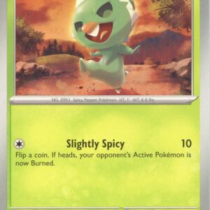 Capsakid 027/198 Reverse Holofoil SV01: Scarlet & Violet Base Set