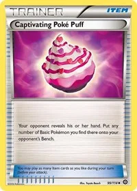 Captivating Poke Puff | 99/114 | Reverse Holofoil | XY - Steam Siege