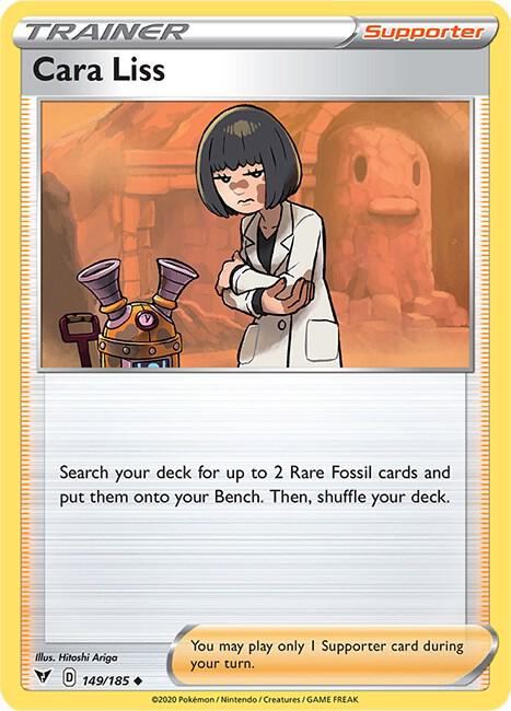 Cara Liss 149/185 Reverse Holofoil SWSH04: Vivid Voltage