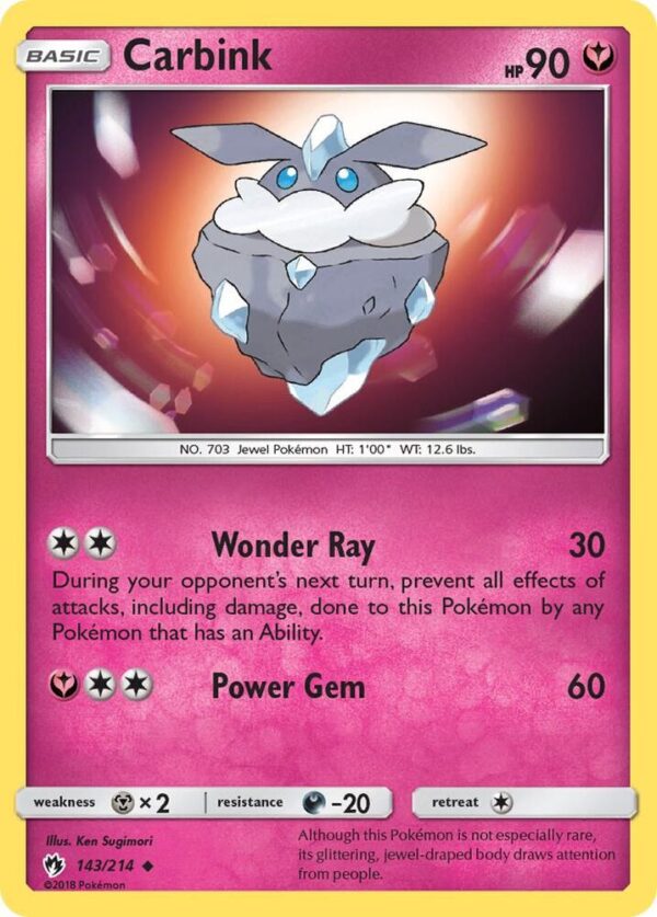 Carbink (143) 143/214 Normal SM – Lost Thunder