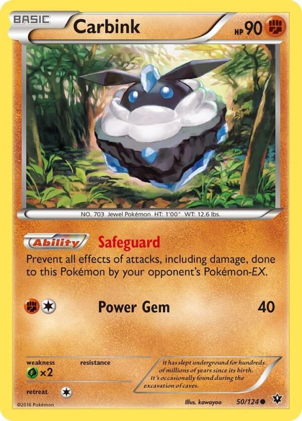 Carbink (50) 50/124 Normal XY – Fates Collide