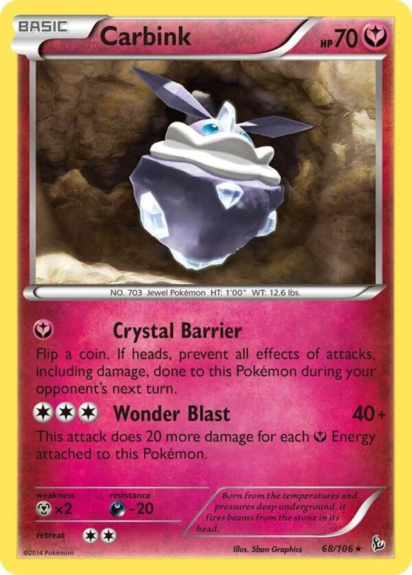 Carbink 68/106 Reverse Holofoil XY – Flashfire
