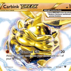 Carbink BREAK 51/124 Holofoil XY – Fates Collide Carbink BREAK 51/124 Holofoil XY – Fates Collide