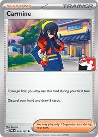 Carmine | 145/167 | Normal | Prize Pack Series Cards Carmine | 145/167 | Normal | Prize Pack Series Cards