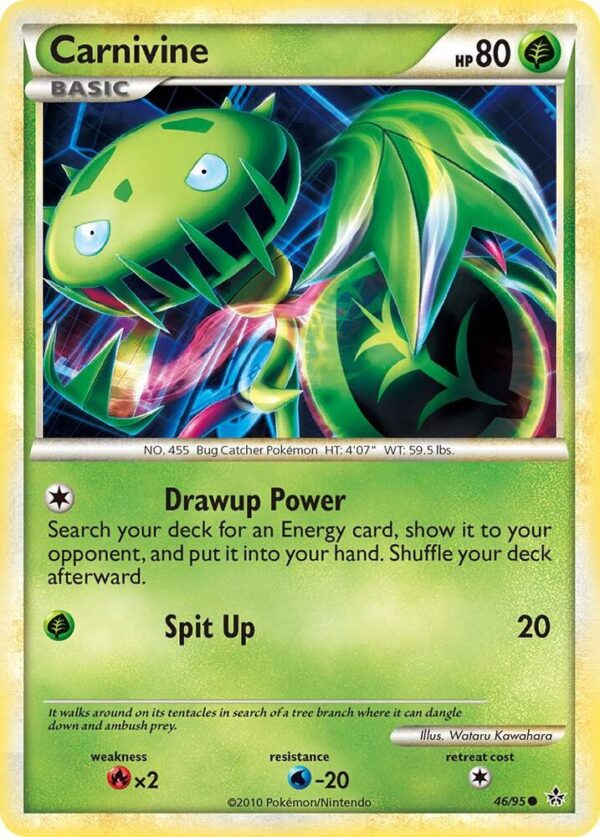 Carnivine 46/95 Reverse Holofoil Unleashed