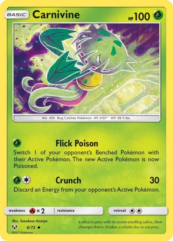 Carnivine 6/73 Normal Shining Legends