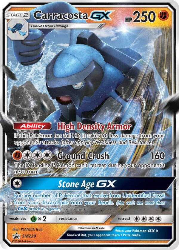 Carracosta GX SM239 Holofoil SM Promos
