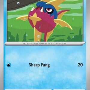 Carvanha 046/197 Reverse Holofoil SV03: Obsidian Flames Carvanha 046/197 Reverse Holofoil SV03: Obsidian Flames