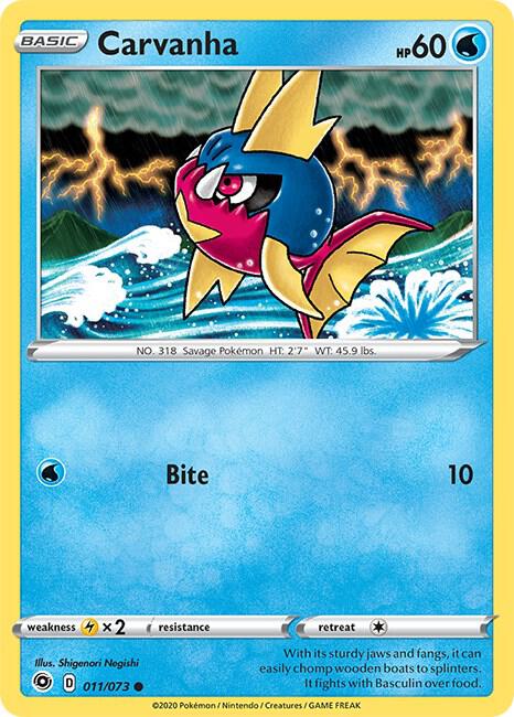 Carvanha 11/73 Reverse Holofoil Champion’s Path