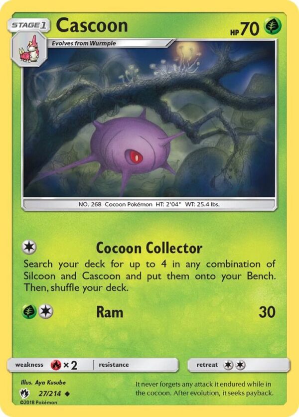 Cascoon 27/214 Normal SM – Lost Thunder Cascoon 27/214 Normal SM – Lost Thunder