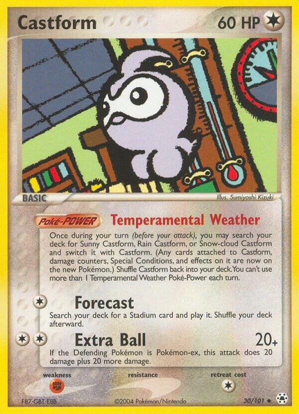 Castform 30/101 Reverse Holofoil Hidden Legends Castform 30/101 Reverse Holofoil Hidden Legends
