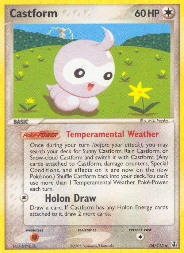 Castform 34/113 Normal Delta Species Castform 34/113 Normal Delta Species