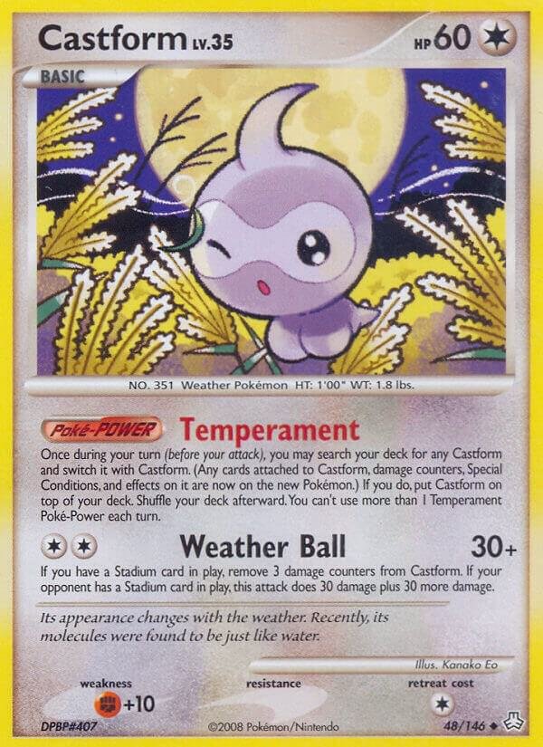 Castform 48/146 Reverse Holofoil Legends Awakened