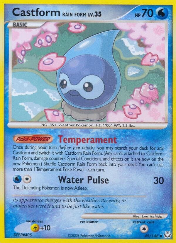 Castform Rain Form 49/146 Normal Legends Awakened