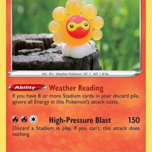 Castform Sunny Form 022/198 Reverse Holofoil SWSH06: Chilling Reign Castform Sunny Form 022/198 Reverse Holofoil SWSH06: Chilling Reign