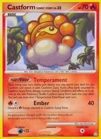 Castform Sunny Form | 51/146 | Reverse Holofoil | Legends Awakened