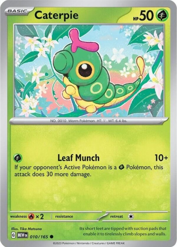 Caterpie 010/165 Normal SV: Scarlet & Violet 151