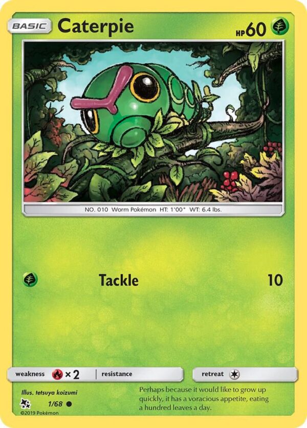 Caterpie 1/68 Normal Hidden Fates