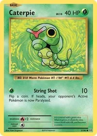 Caterpie | 3/108 | Normal | XY - Evolutions Caterpie | 3/108 | Normal | XY - Evolutions