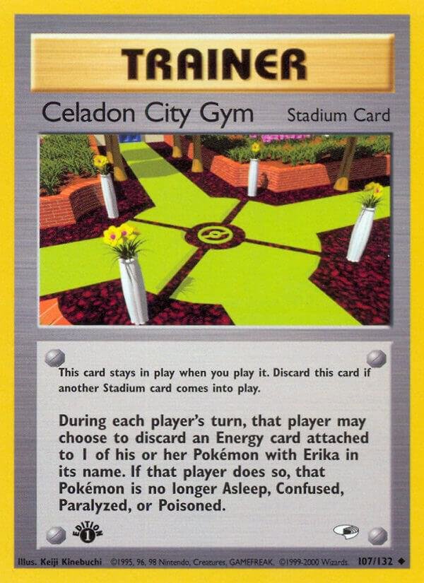 Celadon City Gym 107/132 Unlimited Gym Heroes