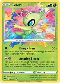 Celebi | 009/185 | Holofoil | SWSH04: Vivid Voltage