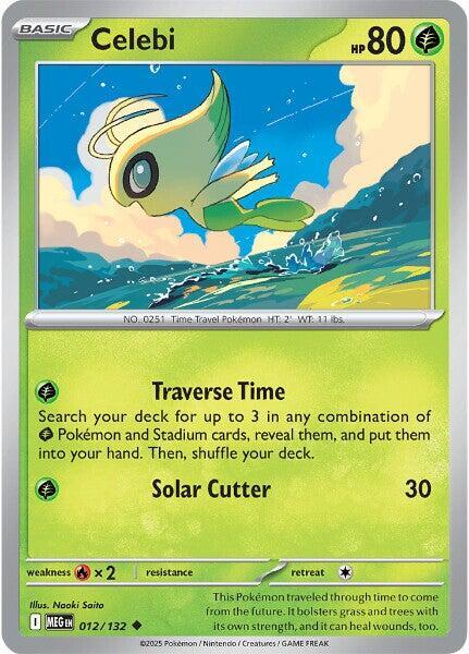 Celebi 012/132 Reverse Holofoil ME01: Mega Evolution