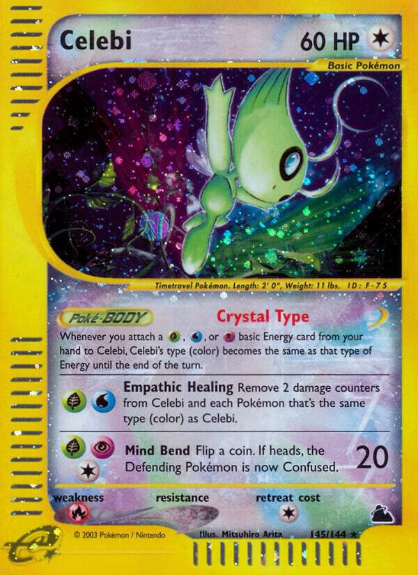 Celebi 145/144 Reverse Holofoil Skyridge Celebi 145/144 Reverse Holofoil Skyridge
