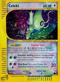 Celebi | 145/144 | Reverse Holofoil | Skyridge
