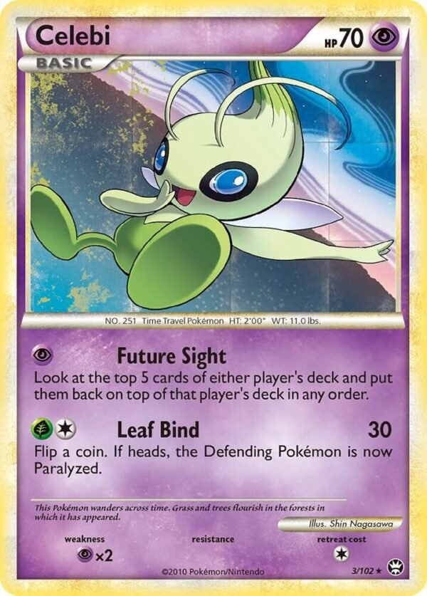 Celebi 3/102 Holofoil Triumphant Celebi 3/102 Holofoil Triumphant