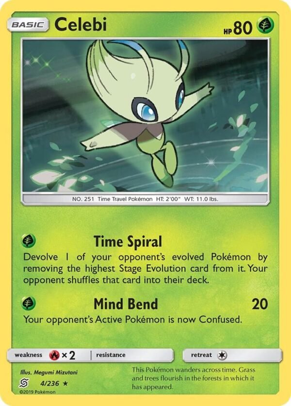 Celebi 4/236 Reverse Holofoil SM – Unified Minds Celebi 4/236 Reverse Holofoil SM – Unified Minds