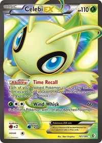 Celebi EX (141 Full Art) | 141/149 | Holofoil | Boundaries Crossed