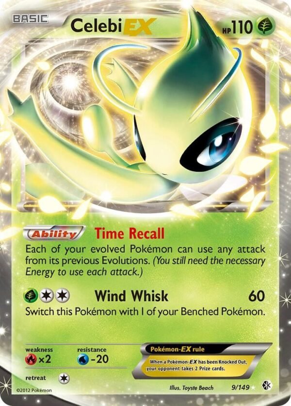 Celebi EX 9/149 Holofoil Boundaries Crossed
