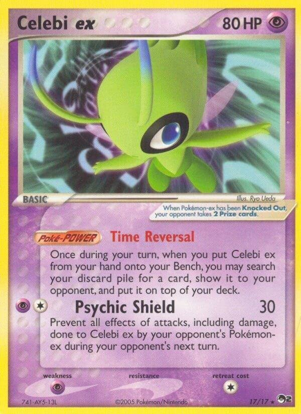 Celebi ex (Non-Holo) 017/017 Normal POP Series 2 Celebi ex (Non-Holo) 017/017 Normal POP Series 2