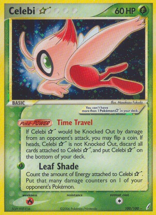 Celebi Star 100/100 Holofoil Crystal Guardians Celebi Star 100/100 Holofoil Crystal Guardians
