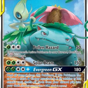 Celebi & Venusaur GX 1/181 Holofoil SM – Team Up