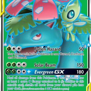 Celebi & Venusaur GX (Full Art) 159/181 Holofoil SM – Team Up