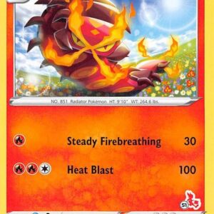 Centiskorch 049/264 (#51 Cinderace Stamped) Normal Battle Academy 2022 Centiskorch 049/264 (#51 Cinderace Stamped) Normal Battle Academy 2022