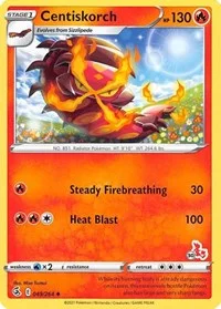 Centiskorch | 049/264 (#30 Cinderace Stamped) | Normal | Battle Academy 2022